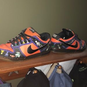 Nike sb low top dia de los muertos